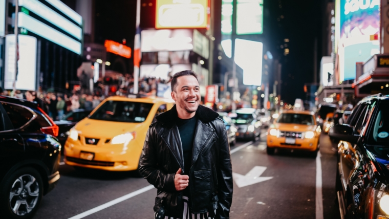 Vinicius Belo em NY. Credito Paulo Campos / Check Hotels