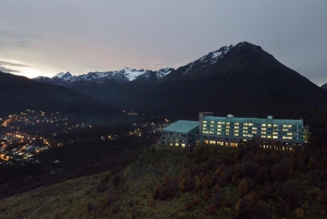 A mensagem do Arakur Ushuaia Resort | Foto: Reprodução