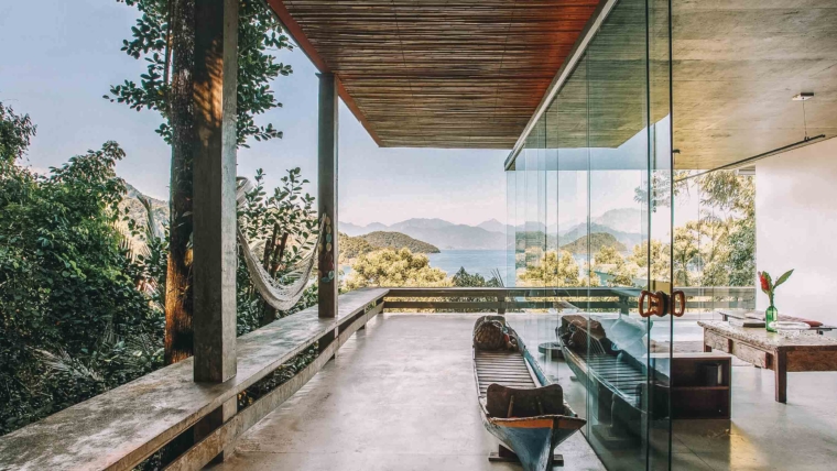 Casa de vidro Airbnr em Ubatuba, SP | Foto: Reprodução