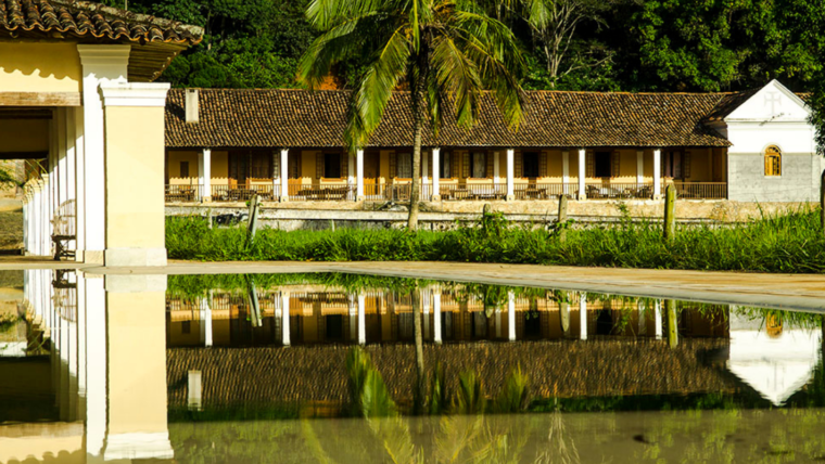 Fachada da Fazenda Alliança, fachada de uma hotel fazenda no Vale do Café