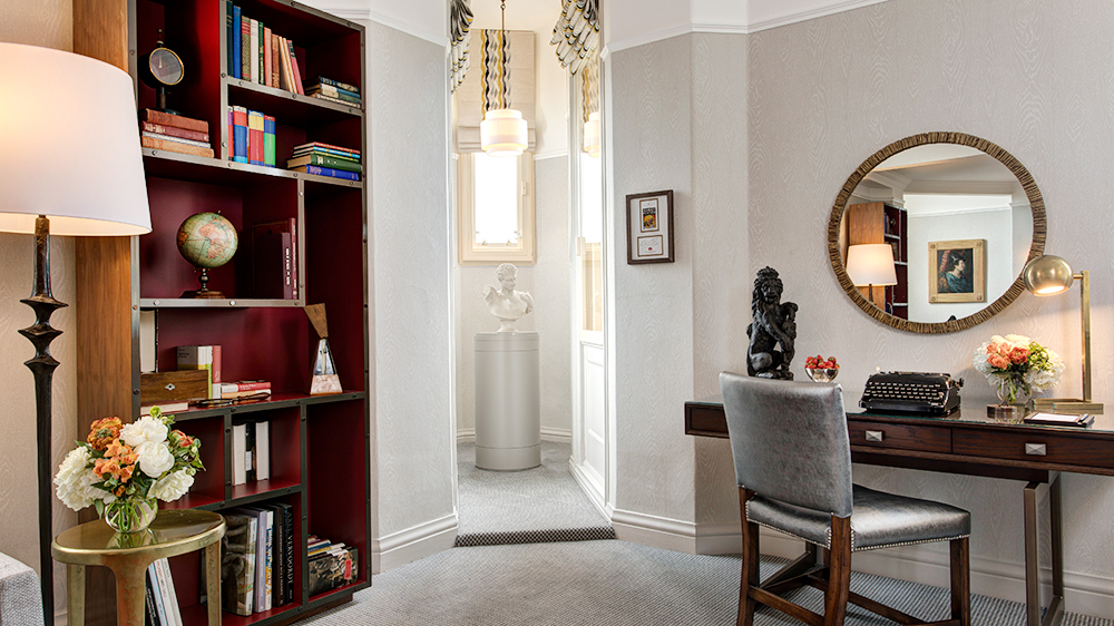 Quarto do The Balmoral Hotel onde J.K. Rowling terminou a saga Harry Potter