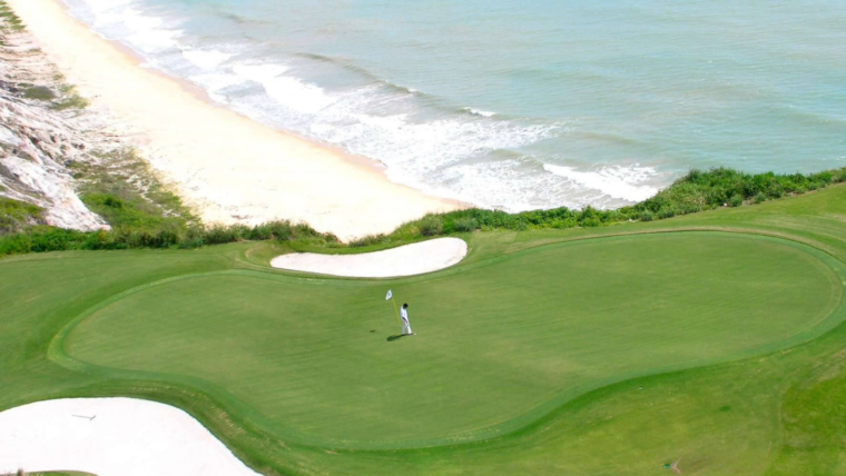 Visão de longe do Club Med Trancoso