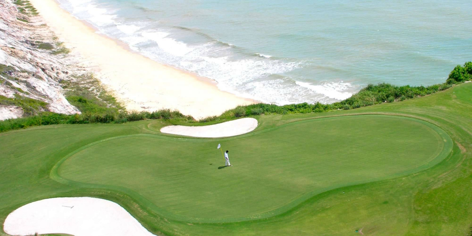 Visão de longe do Club Med Trancoso