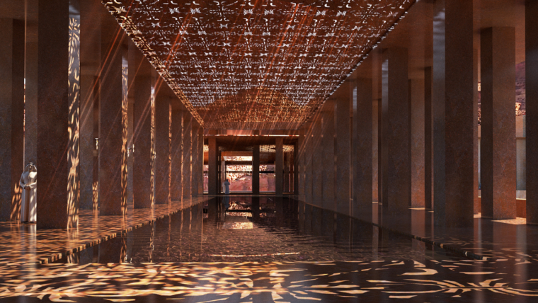 Design do Sharaan by Jean Nouvel na Arábia Saudita