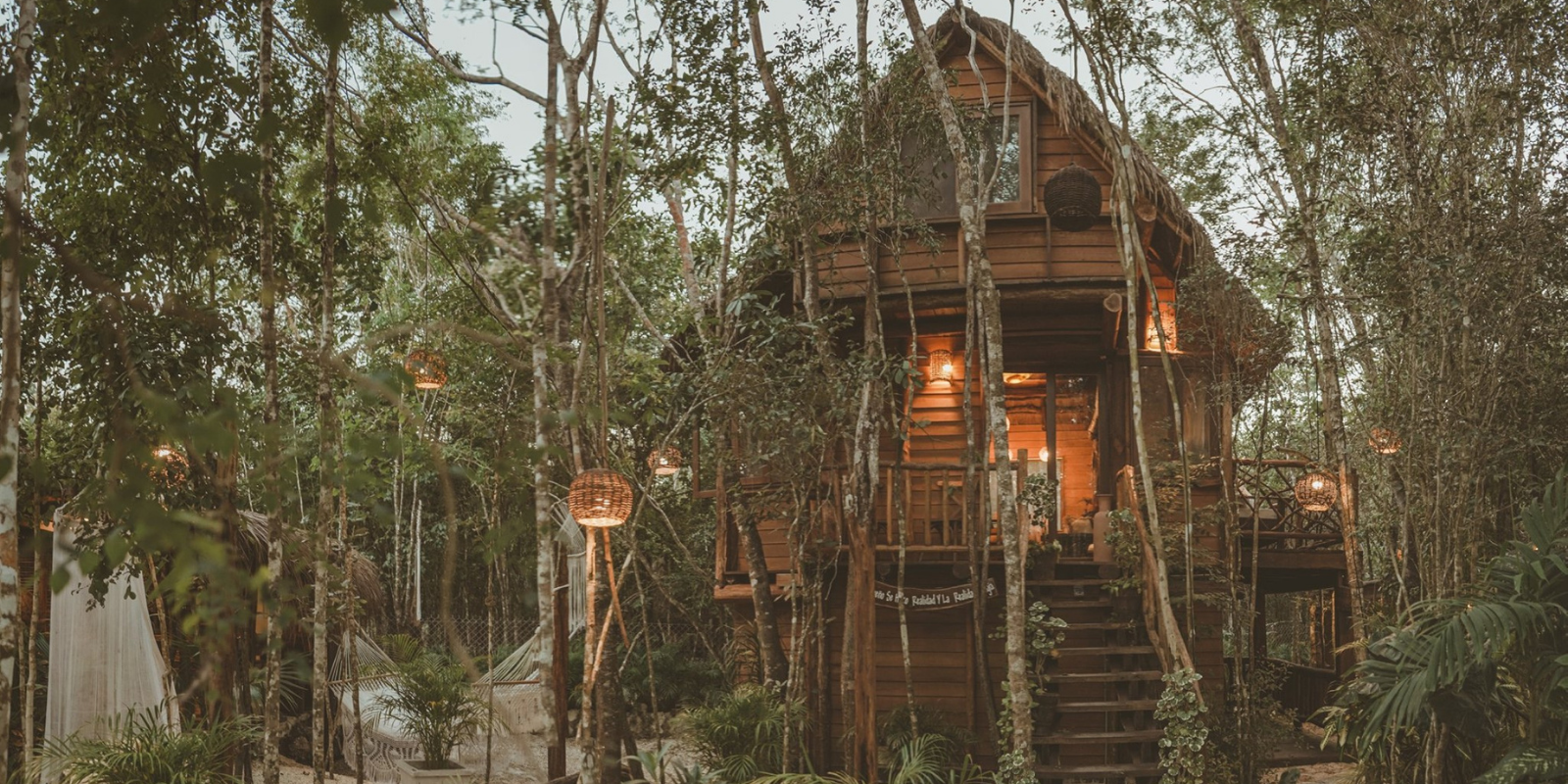 Anand Ecoaldea, pousada sustentável na selva mexicana