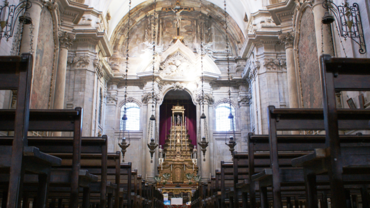 Interior do Mosteiro de Lorvão