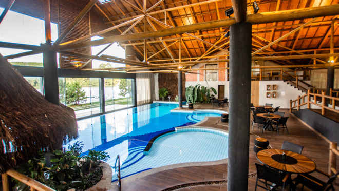Casa de banho do Virá Charme Resort