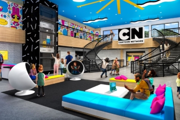 Lobby do Cartoon Network Hotel