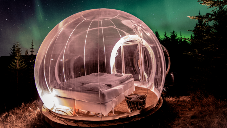 Buubble Hotel, hotel bolha na Islândia