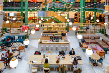 Espaço coworking WeWork Shangai