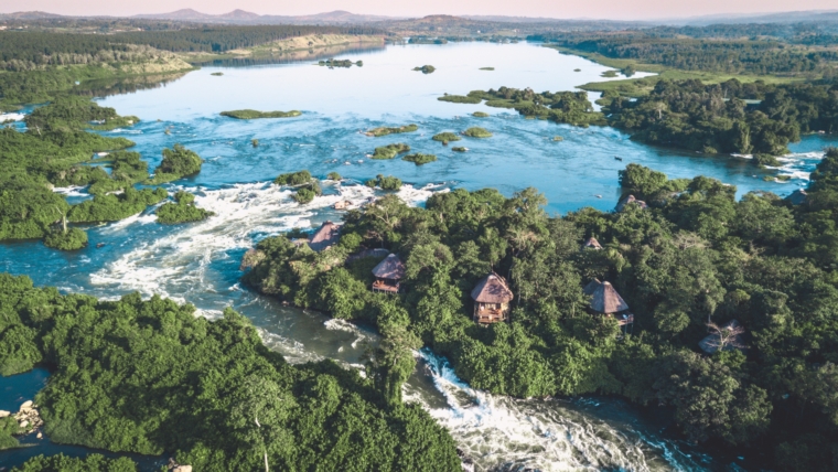 Lemala Wildwaters Lodge vista aérea