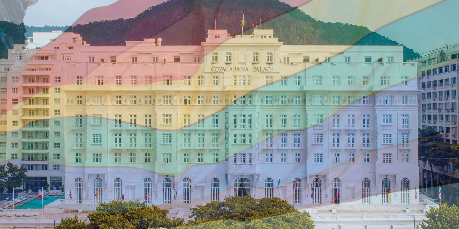 Copacabana Palace bandeira orgulho LGBTQ
