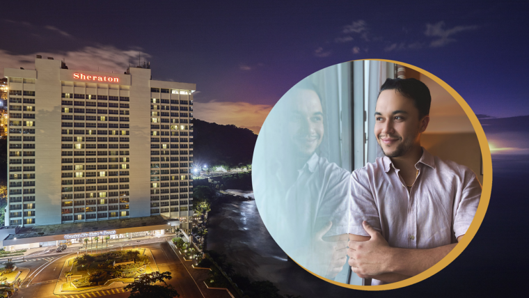 Vinicius Belo no Sheraton Gran Rio Resort | Foto: Check Hotels