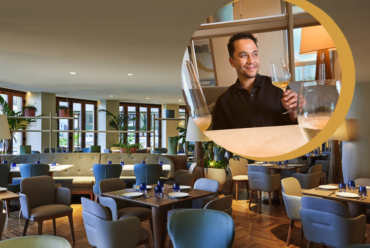 Vinicius Belo no restaurante Marine Restô do Fairmont Rio de Janeiro Copacabana