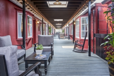 Napa Valley Railway Inn hotel vagão ferroviário