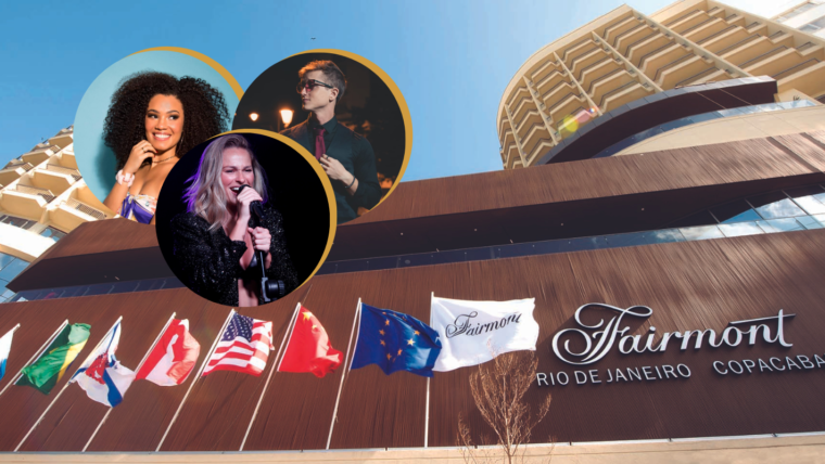 Fairmont Copacabana aniversário de 2 anos com shows de Camilla Marotti, Thais Macedo e Tibí