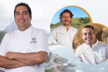 Restaurante L’Etoile com os chefs Felix Sanchez, Gustavo Rinkevich e Rafael Gomes