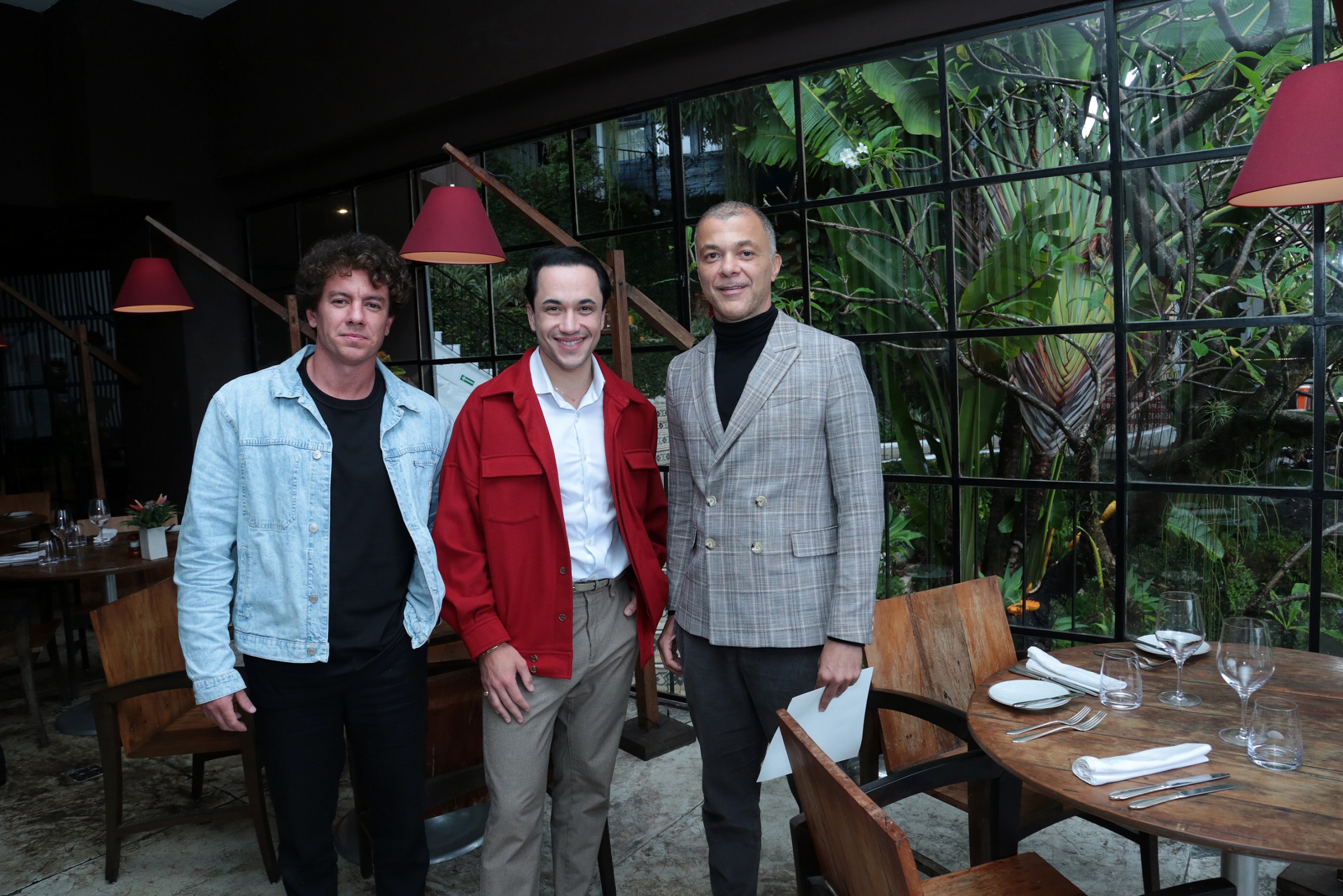 Flávio Cartaxo, Vinicius Belo e Eduardo Lang | Foto: Vera Donato