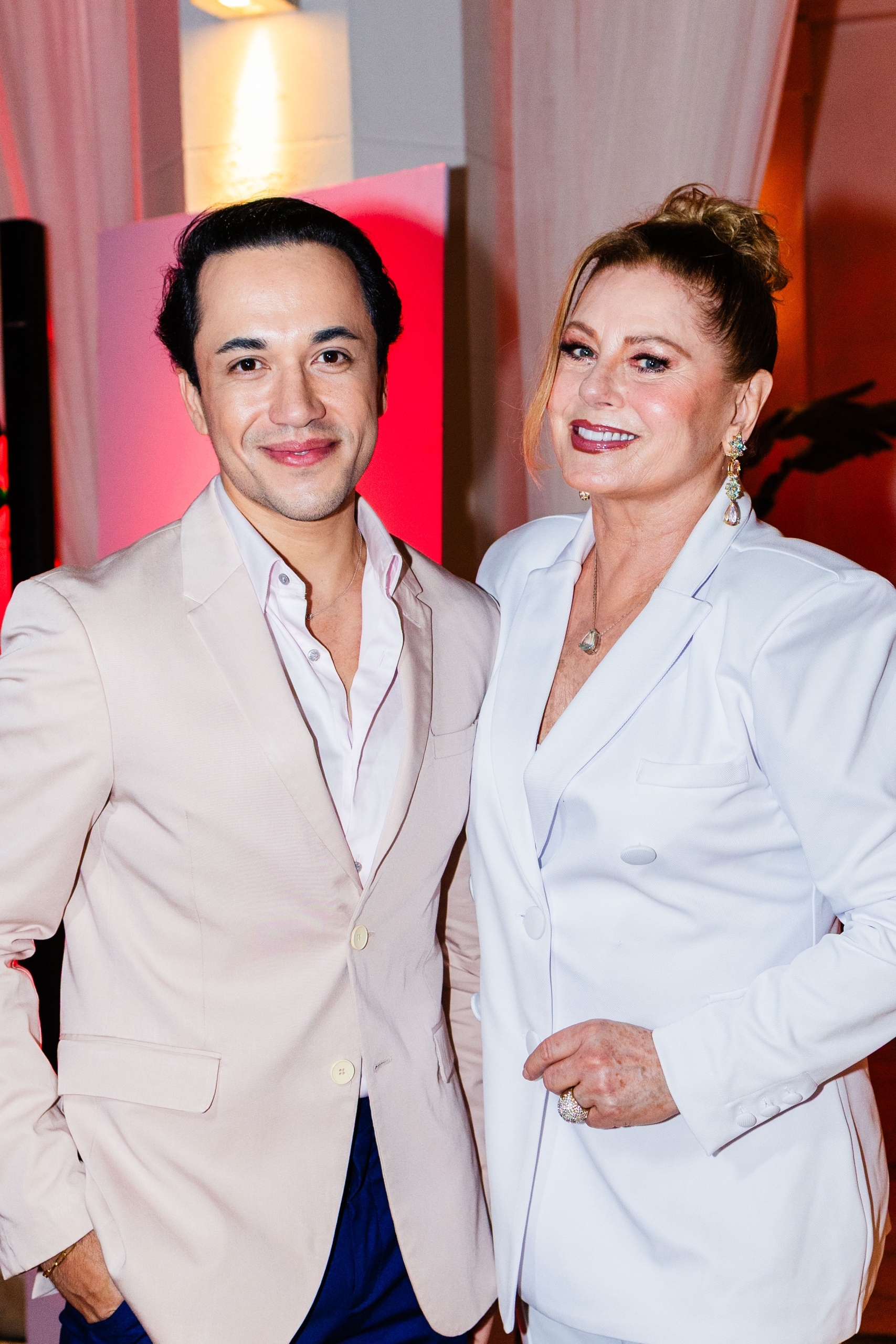 Vinicius Belo e Vera Fischer no Copacabana Palace | Foto: Miguel Sá